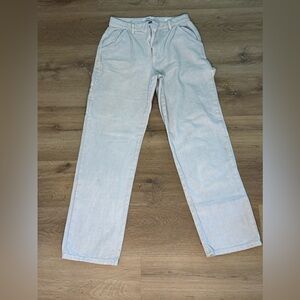 Cotton on cream carpenter pants